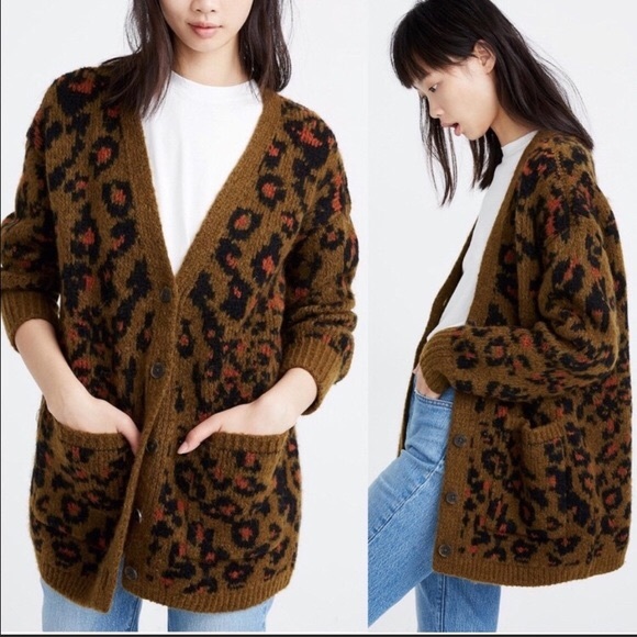 Madewell Sweaters - NWT Madewell Jungle Cat Cardigan Sweater Sz S